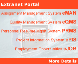 Click on any of the extranet options